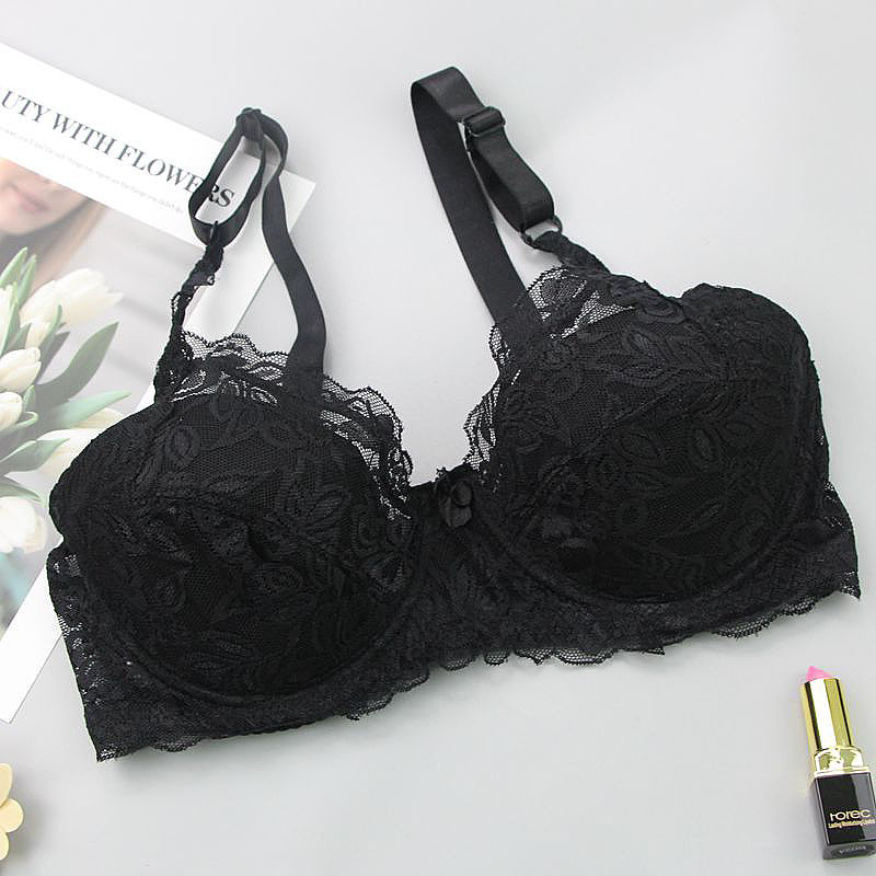 Title 10, Sexy Push Up Bra Lace D Cup Bra Plus Size Plump...