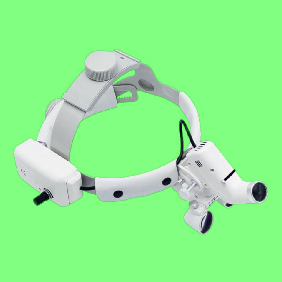 Head-mounted Medical Magnifying Lens LED Spotlight — foto 3