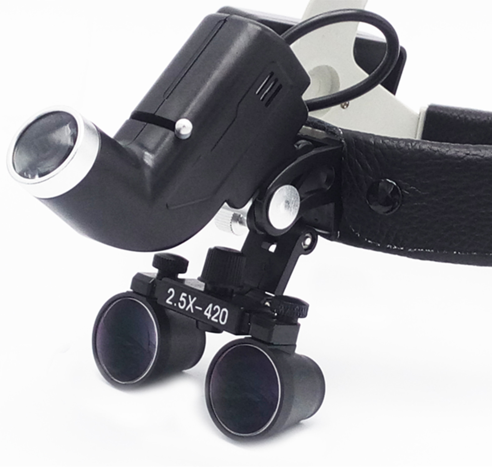 Head-mounted Medical Magnifying Lens LED Spotlight — foto 8