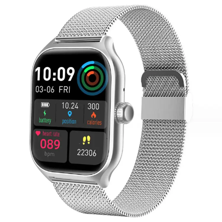 Bluetooth Smart Watch Full Touch Screen Heart
