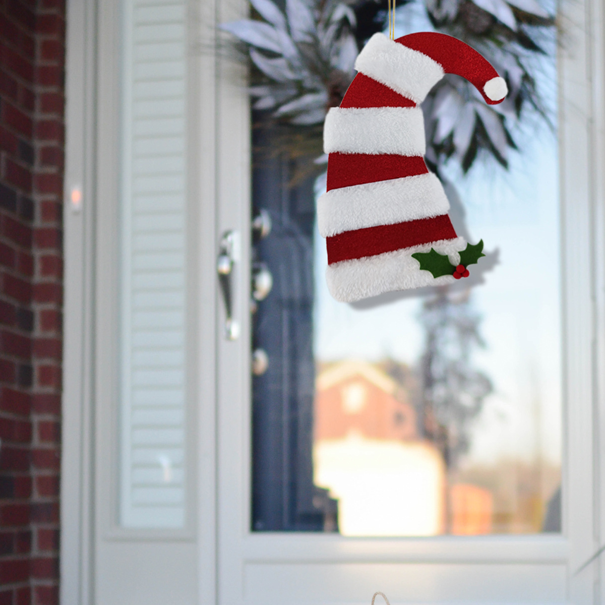 Sponge Paper Christmas Hat Pendant, picture 2 of 4