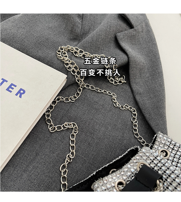 Women's Crossbody Rhinestone Bucket Bag — foto 13