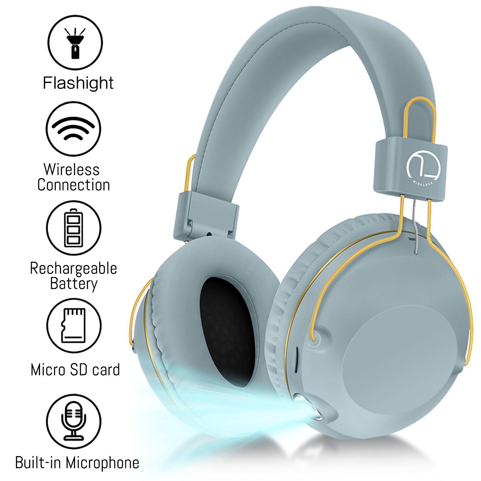 Wireless Headset Bluetooth Headset Long Endurance With Lighting - Image 4