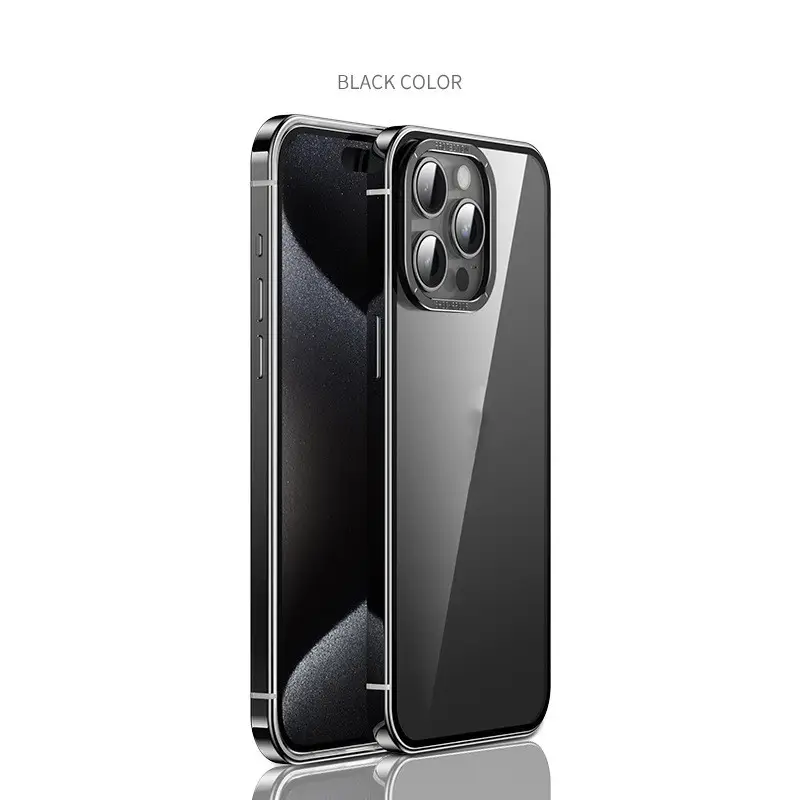 Advanced Titanium Steel Phone Case Transparent New Magnetic Suction