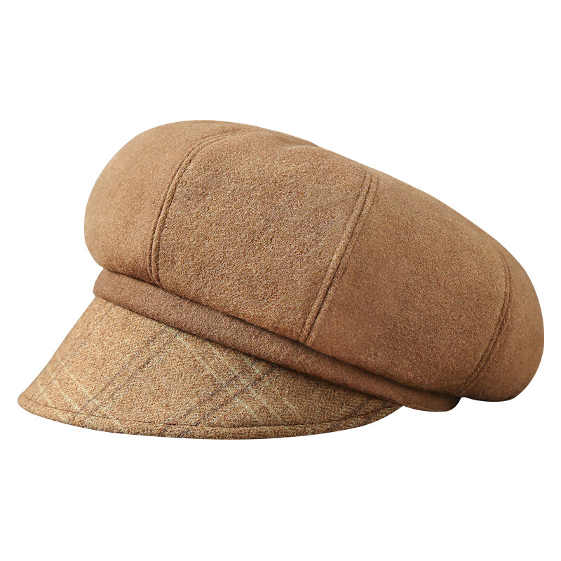 Women's Autumn And Winter Wool Blended Hat