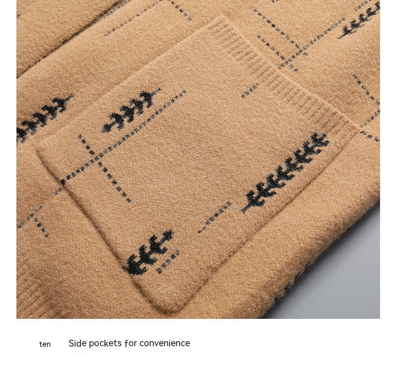 New Cardigan Sweater Men's Coat - Image 8