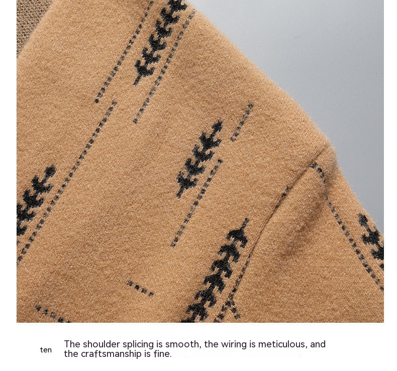 New Cardigan Sweater Men's Coat - Image 9