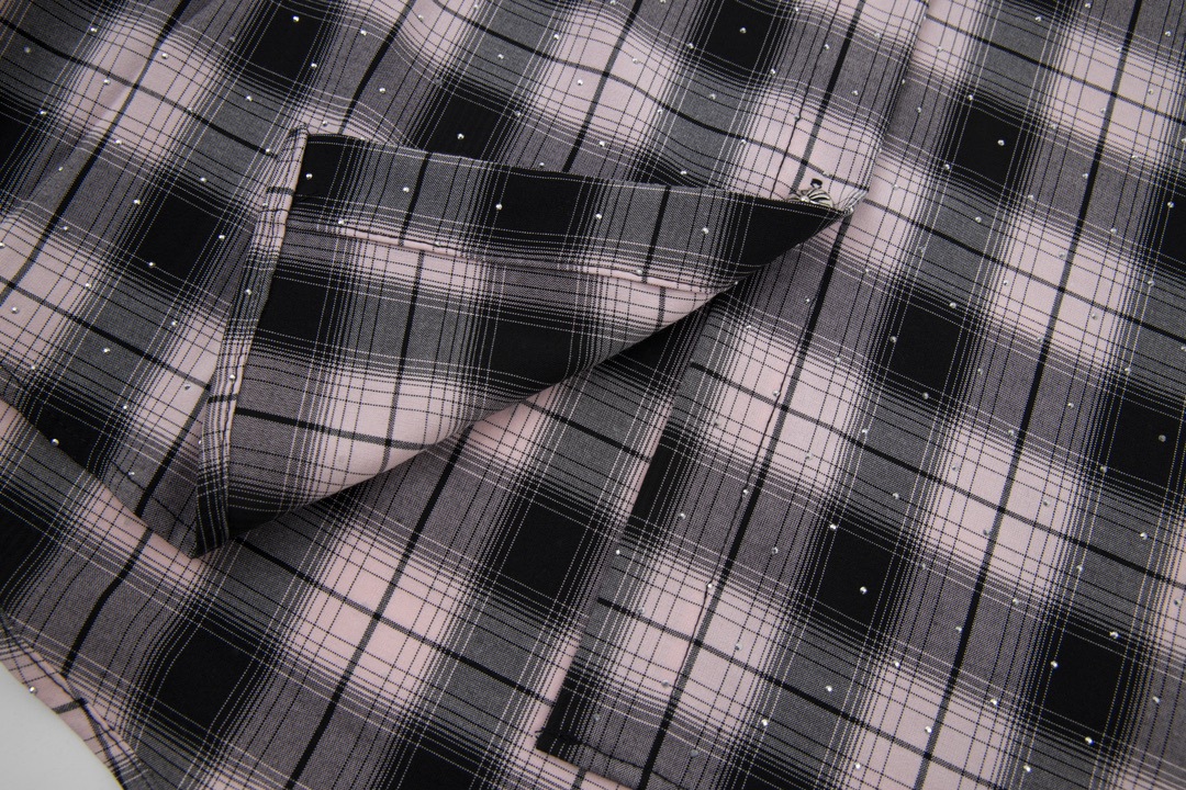 Rhinestone Striped Plaid Men And Women