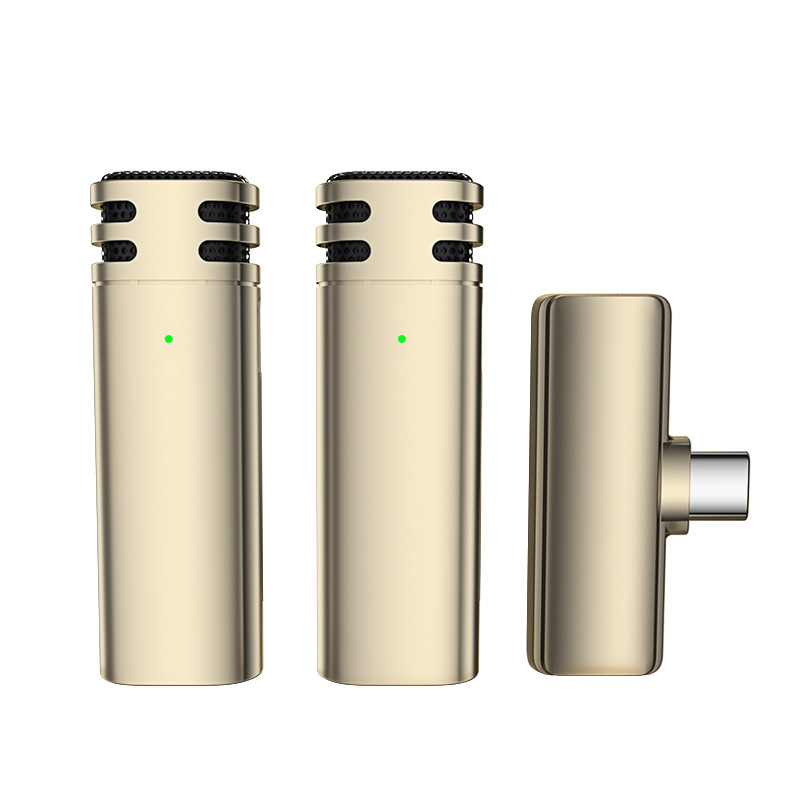 Double Microphone Wireless Collar Clip Microphone Outdoor Short Video Recording Live Broadcast Small Microphone - Image 7