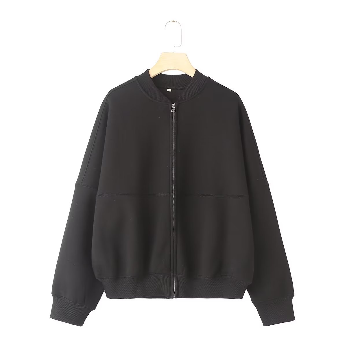 Title 9, Zipper Bomber Jacket Coat Sweater Loose High Wa...