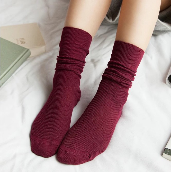 Title 1, Japanese autumn winter vintage lace cotton socks