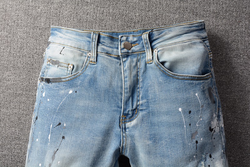 Men's Fashion Holes Patch Jeans