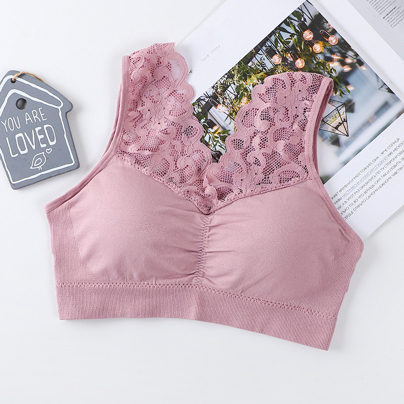 Title 6, Lace Underwear Wide Shoulder Strap Anti-exposur...