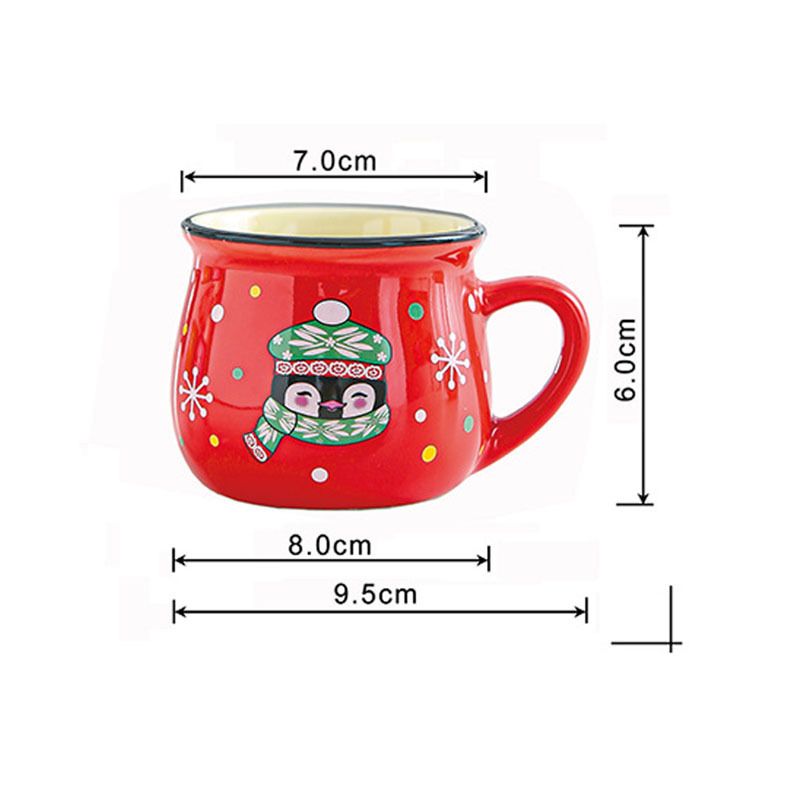 Title 1, Ceramic Christmas Mousse Cup Cartoon Santa Clau...