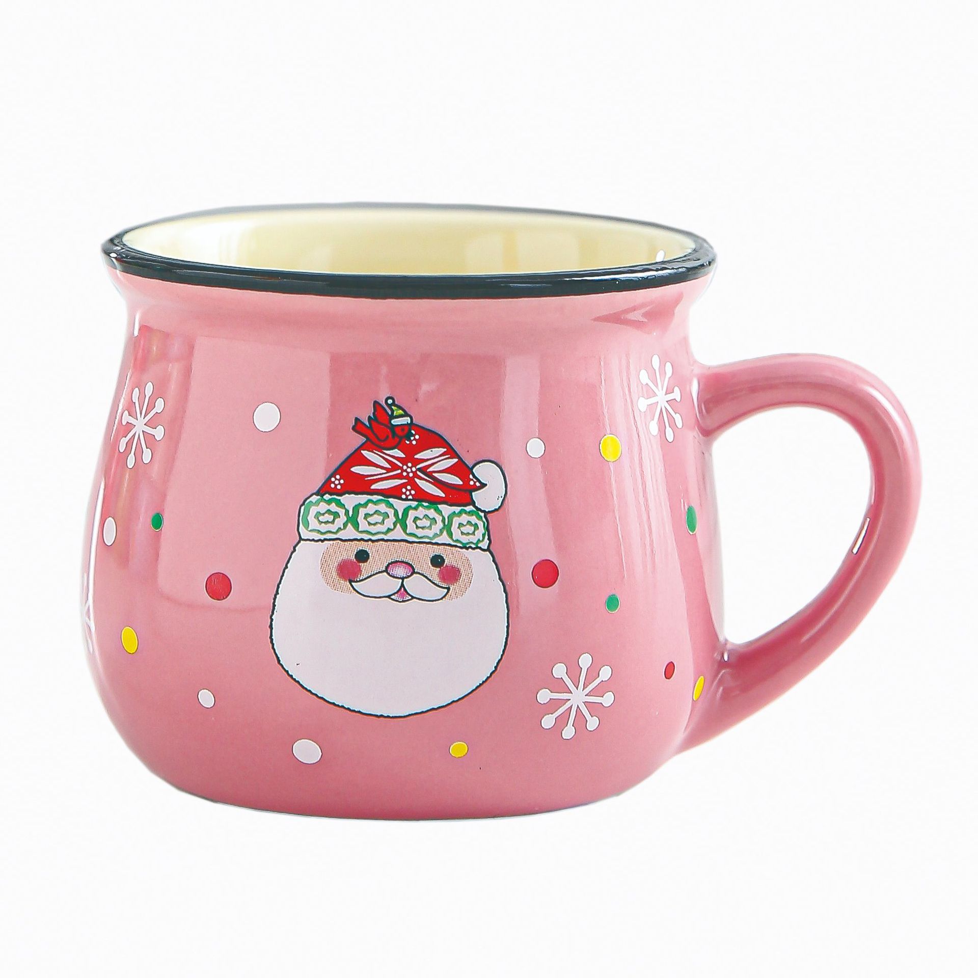 Title 7, Ceramic Christmas Mousse Cup Cartoon Santa Clau...