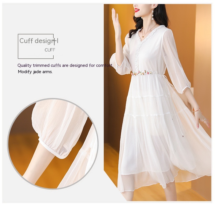 Polyester Long Sleeve Maxi Dress, picture 8 of 8