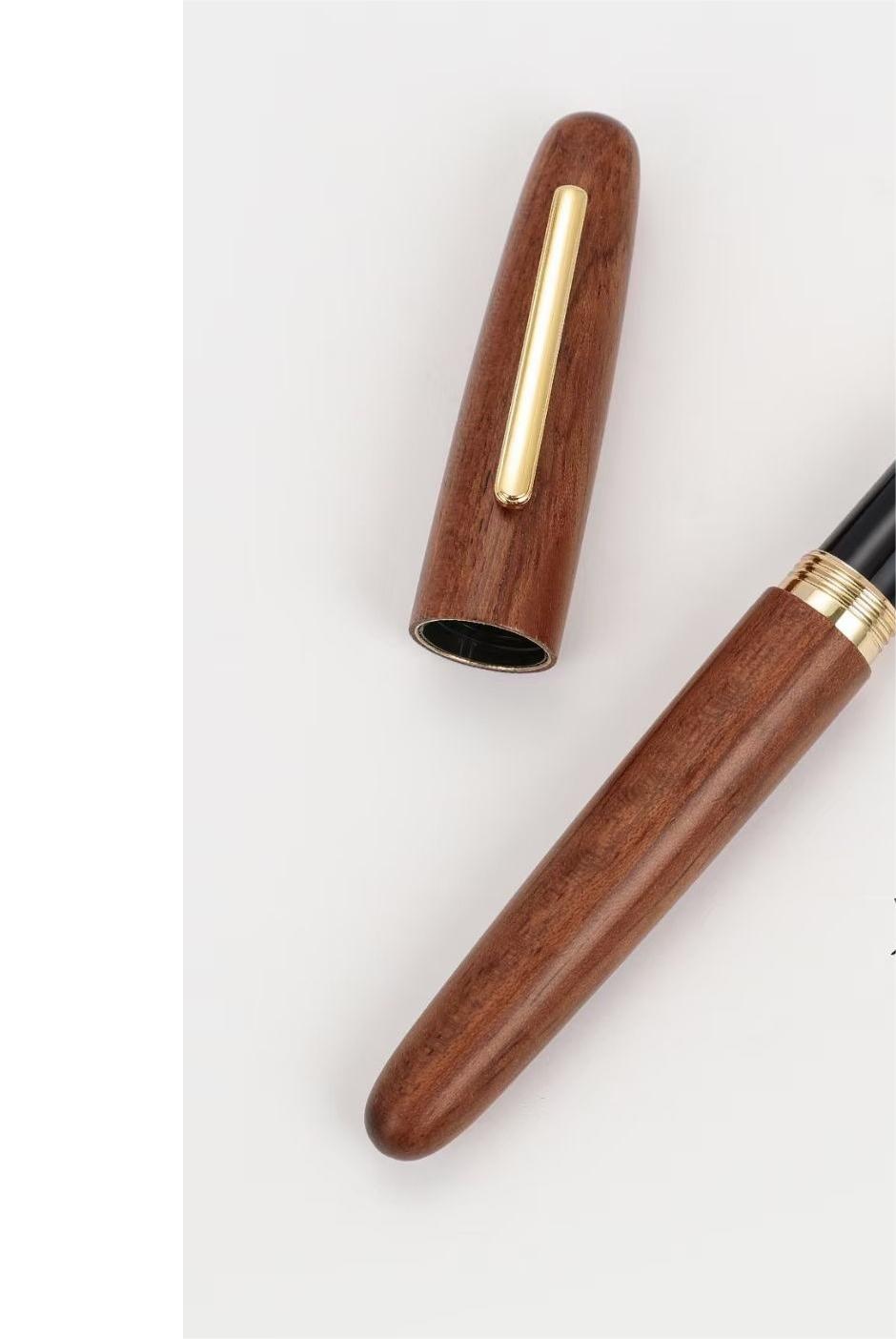 Pen Wooden Pole Rotating Cap Of A Pen Men’s And Women’s Business Calligraphy Practice