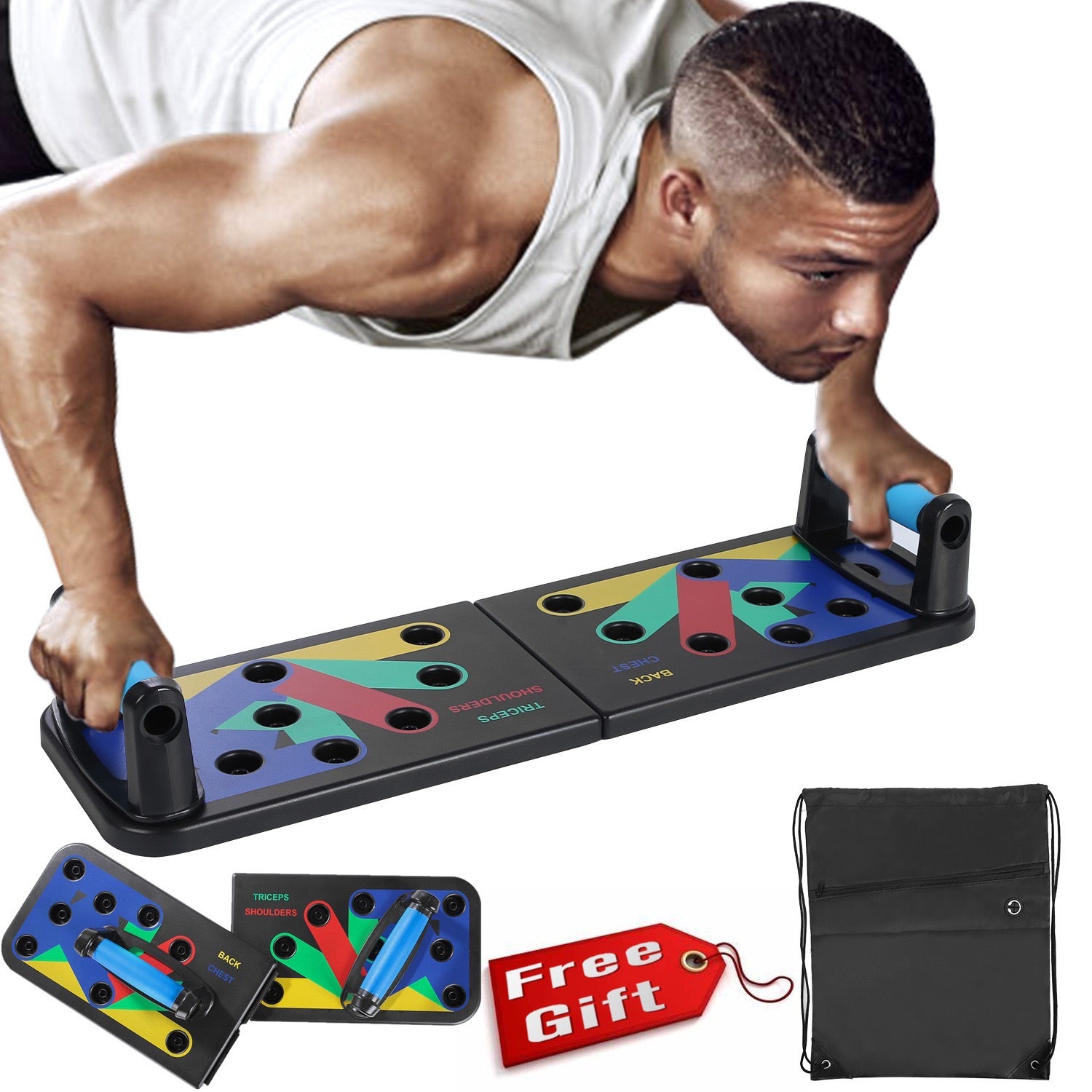 Multifunctional Push-ups Fitness Board Bracket Aid - Image 9