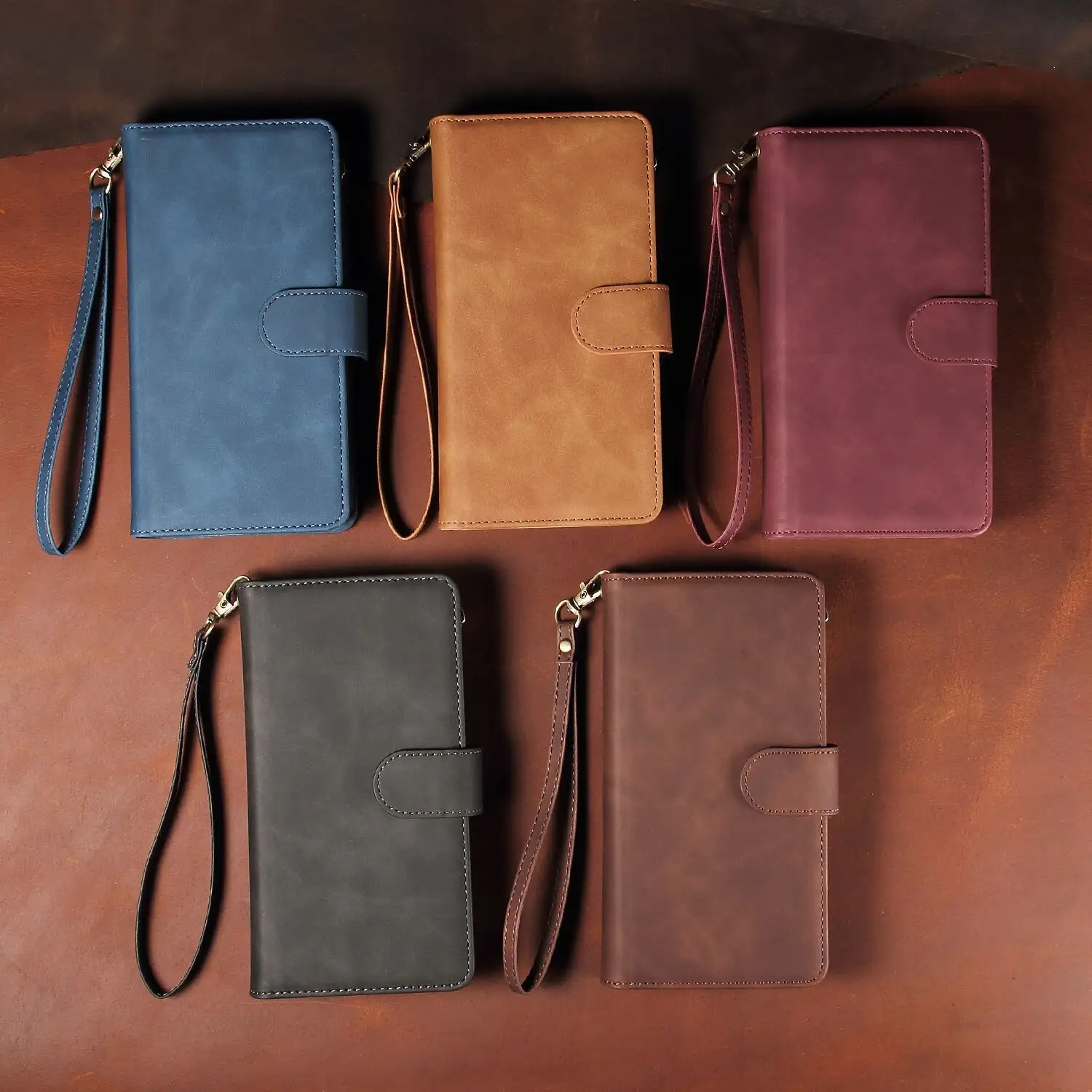 Multi-card Zipper Bag Protective Shell Wallet Phone Case