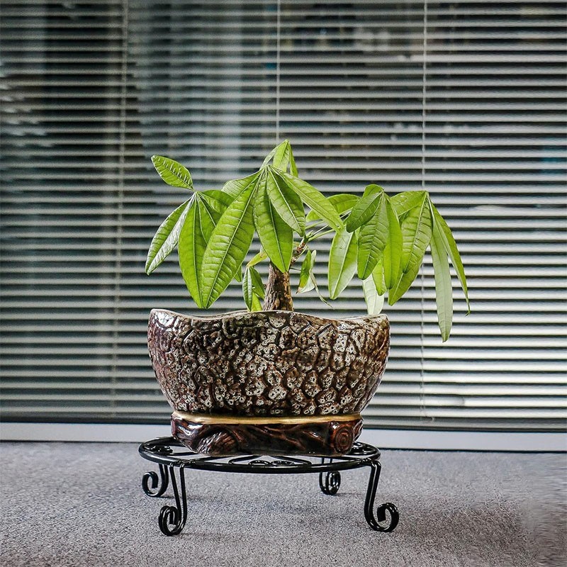 3pcs Indoor Metal Plant Stand Decorative Iron Flower Pot