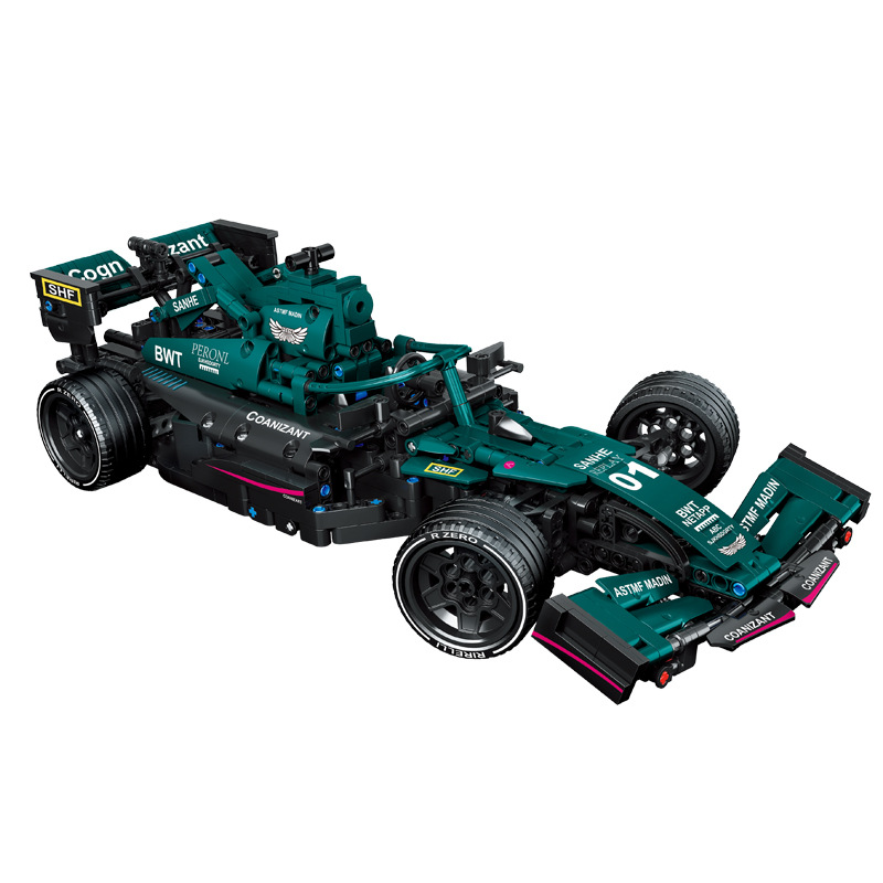 Formula Racing Machinery Group Sports Car Plastic Building Blocks