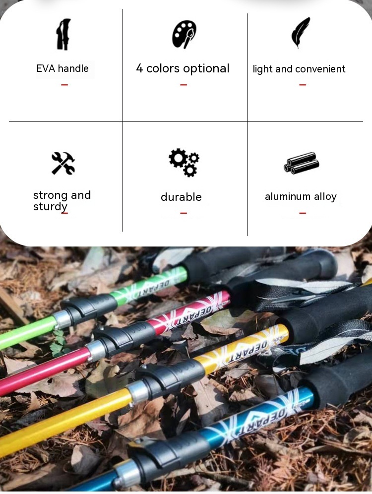 Title 2, Alpenstock Aluminum Alloy Folding Ultra-light U...