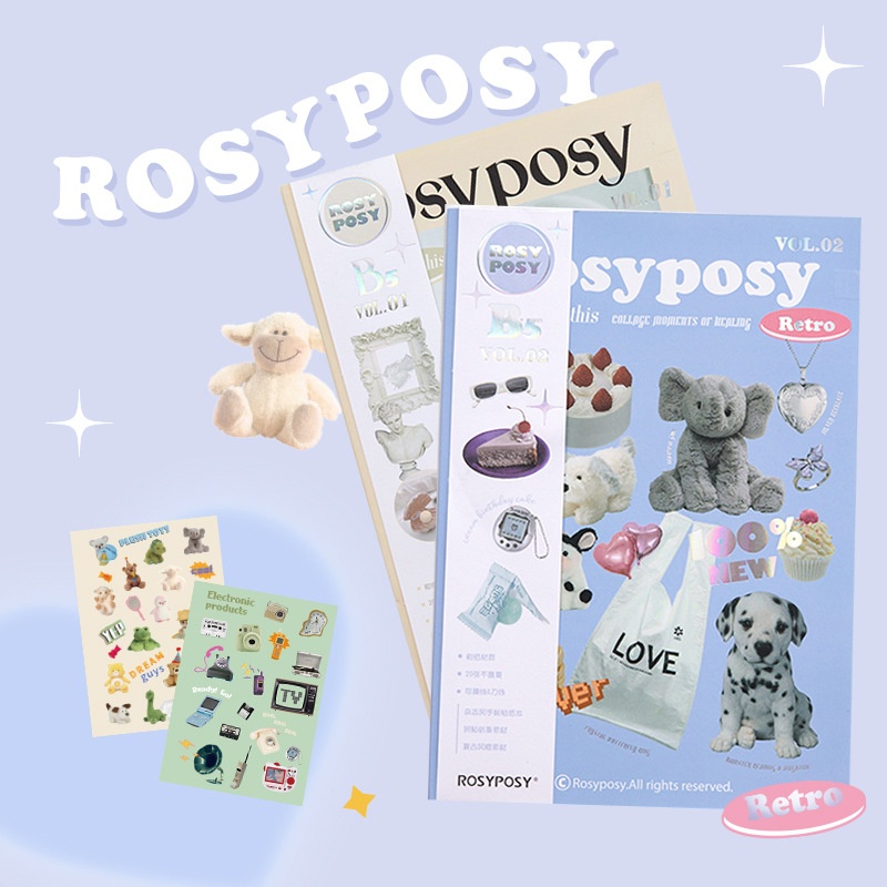 Magazine Style Material Sticker Book Cartoon Notebook Stickers - Image 2