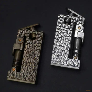 Meteorite Machete Kerosene Grinding Wheel Press Ignition Lighter - Image 8
