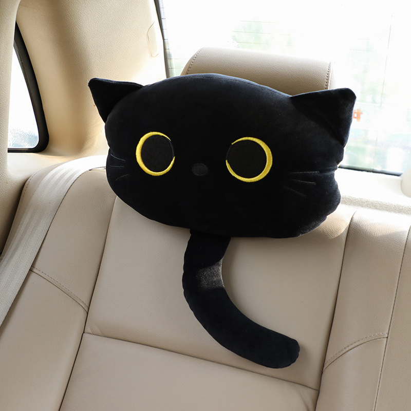 Title 5, Cute Cartoon Alien Cat Automotive Headrest