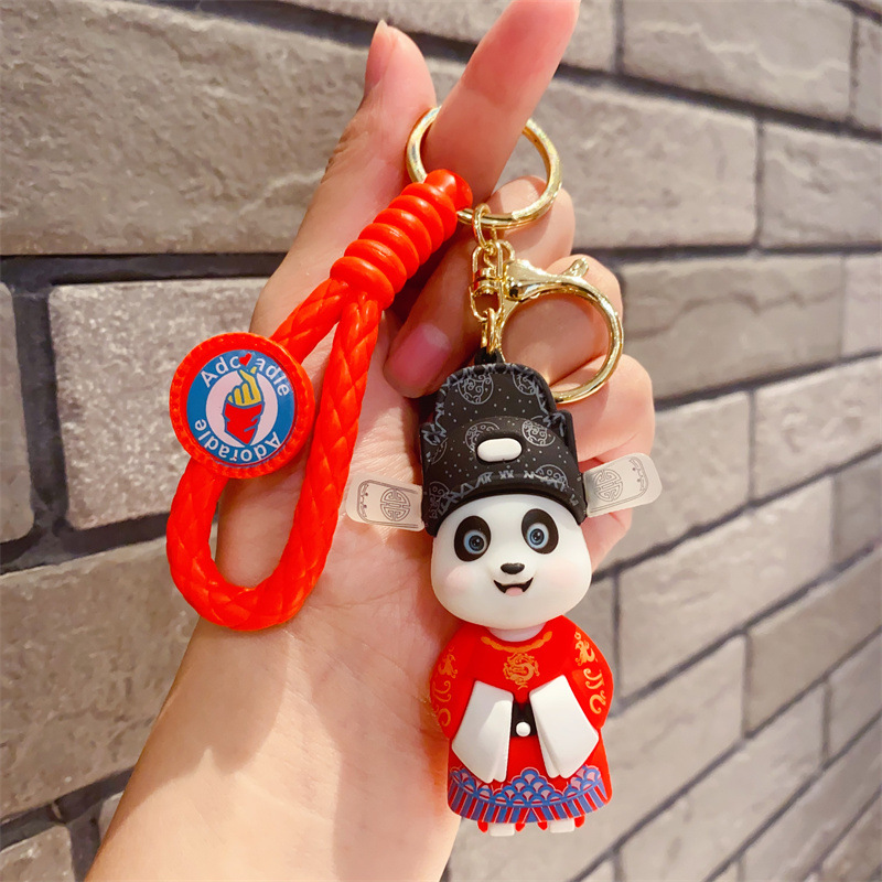 Title 4, Fashionable Simple Panda Doll Keychain Pendant ...