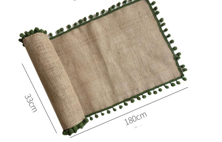 Title 1, Table Decoration Jute Table Flag