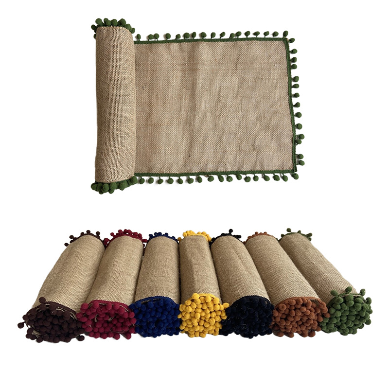 Title 2, Table Decoration Jute Table Flag