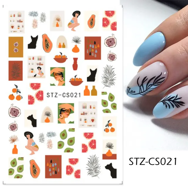 Facebook English Letters Fruit Graffiti Flame 3D Adhesive Stickers Stz Cs21 - Shop at LoveMi