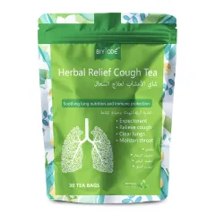 Herbal Relief Cough Tea Bags Herbal Supplements Custom Packaging Tea Factory Manufacturer With Certificates GMP HALAL COA NSF - Customised - View 1