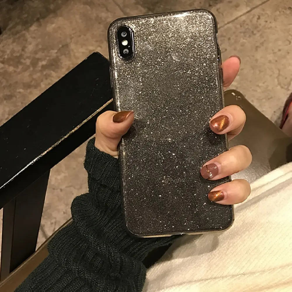 Wireless Glitter TPU Phone Case