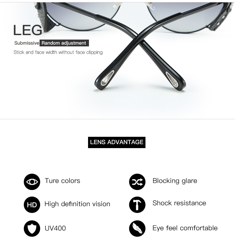 Title 4, Round Leather Rivet Metal Sunglasses