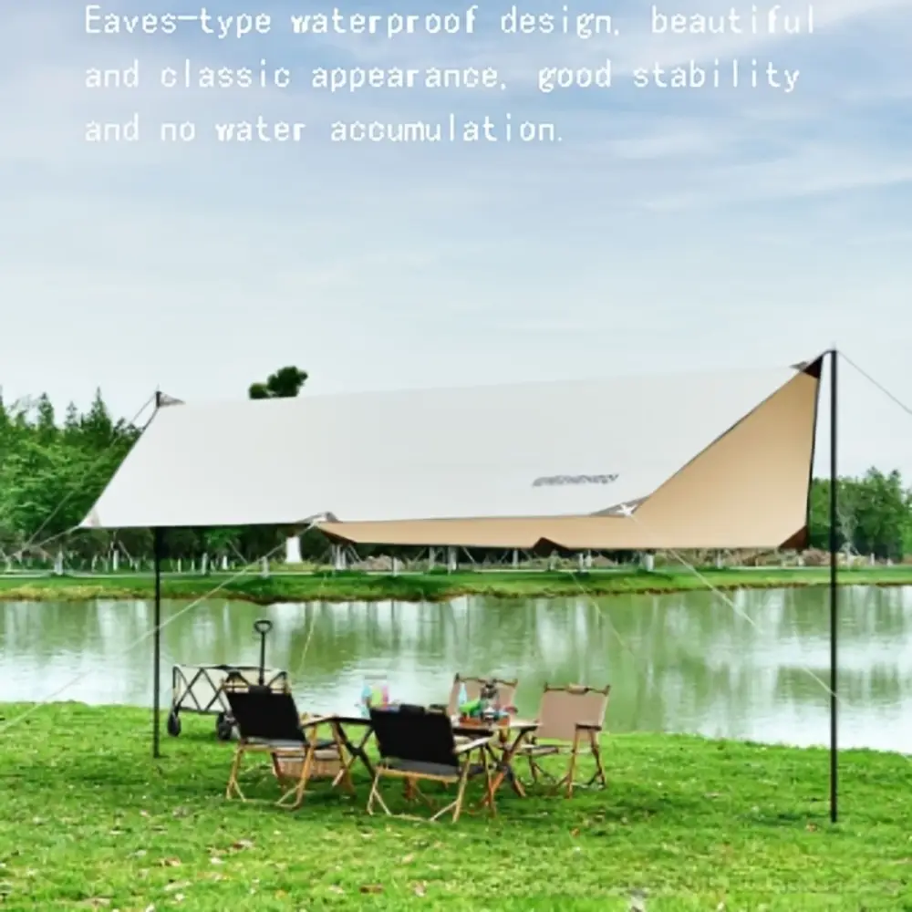 Ordinary 3 Multiply 4m RV Outdoor Tent Shade Portable Camping Sunscreen Rainproof Vinyl Canopy