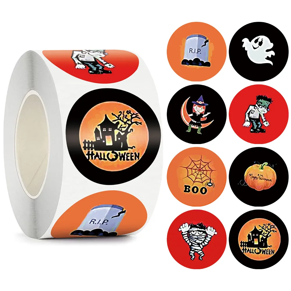 500 Rolls Happy Halloween Children's Toy Animals Thanks Decoration