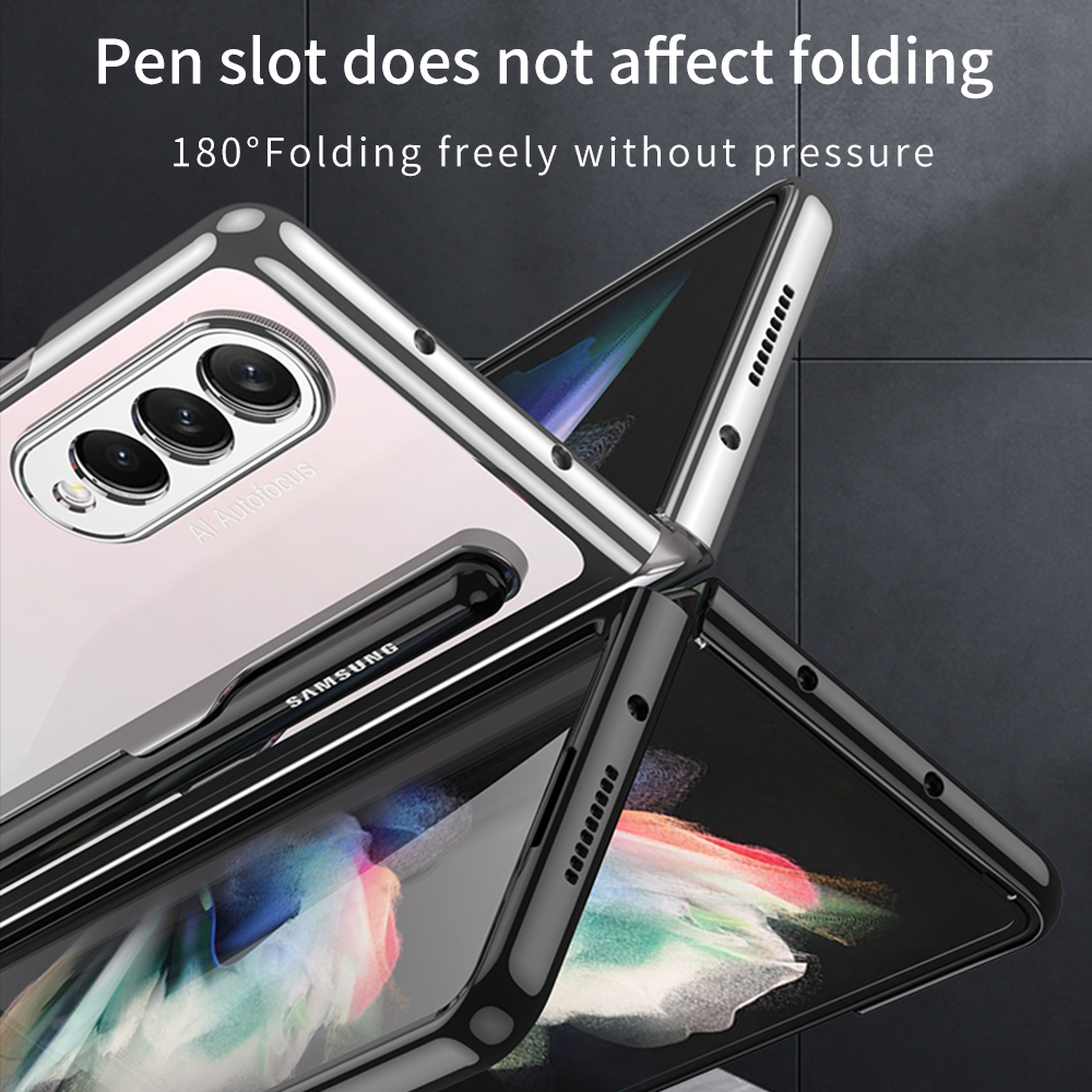 Mobile Phone Case Folding All-inclusive Electroplating Transparent Anti-drop - Image 4