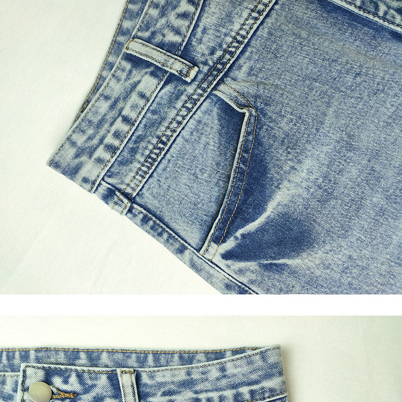 Retro Denim Half Skirt Women A Word High Waist Skinny