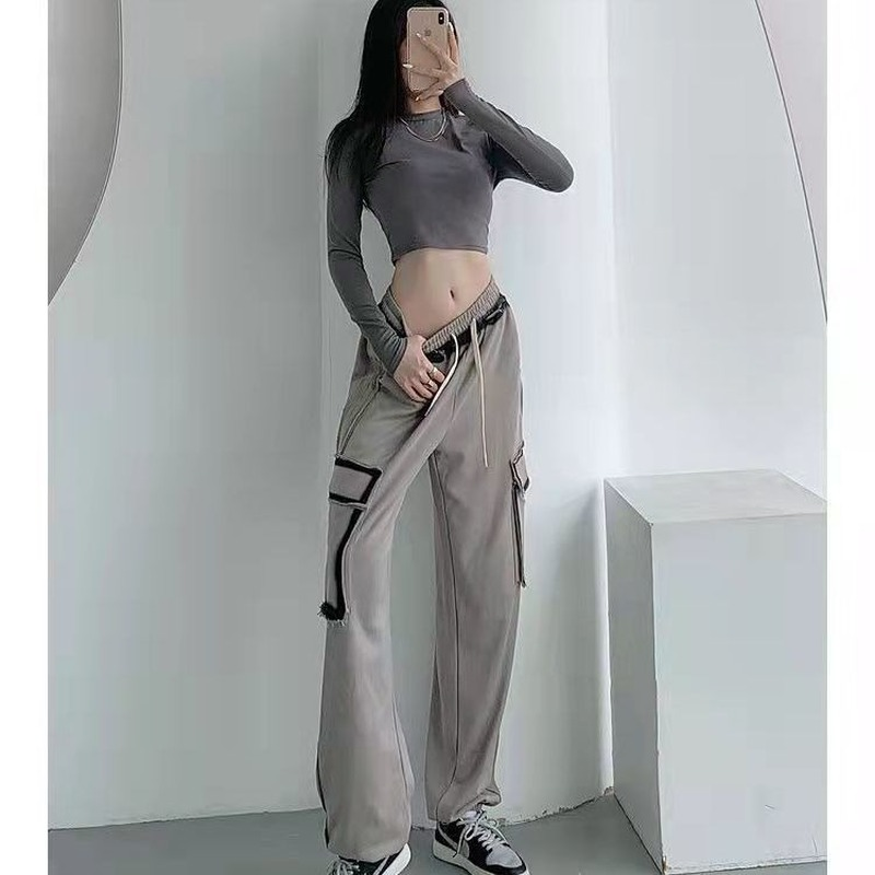 Title 4, Nouveau Pantalon de sport gris mode vêtements d...