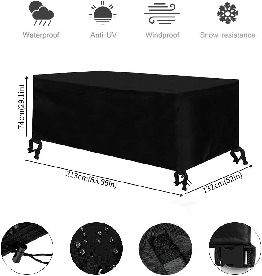 Heavy Duty Waterproof Garden Patio Furniture Cover For Rattan Table Sofa Outdoor — image 9