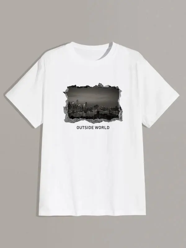 Fashion Short-sleeved Tops for Men and Women