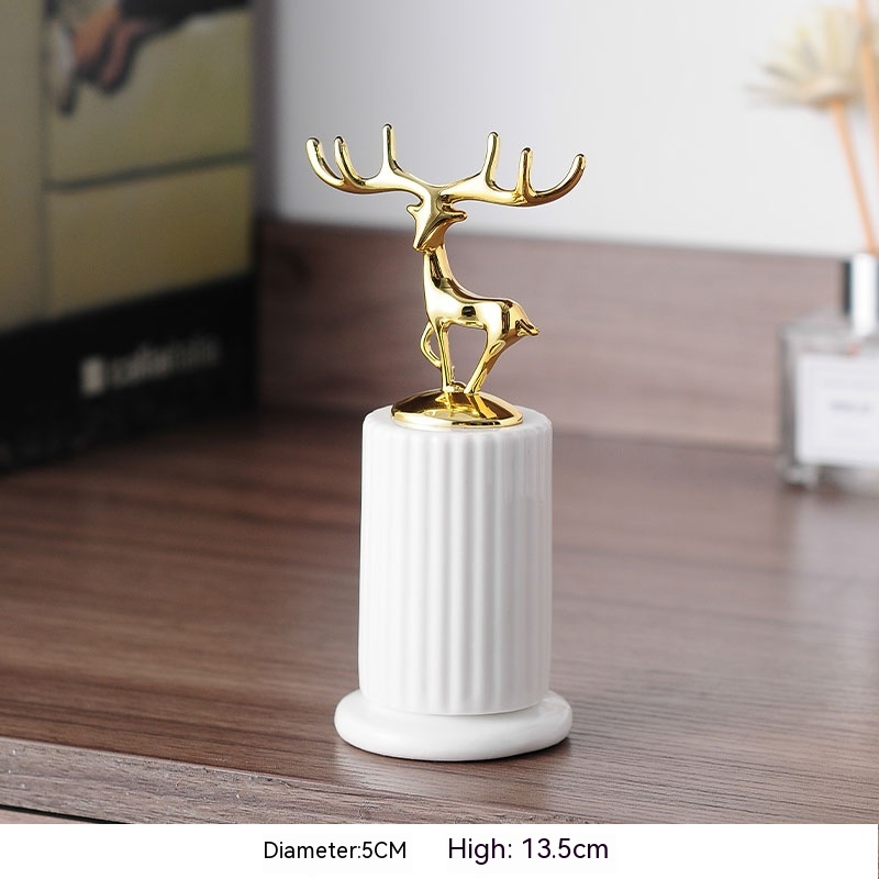 White Toothpick Holder