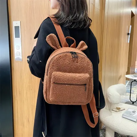 Cute Plush Bag Women's Autumn and Winter New