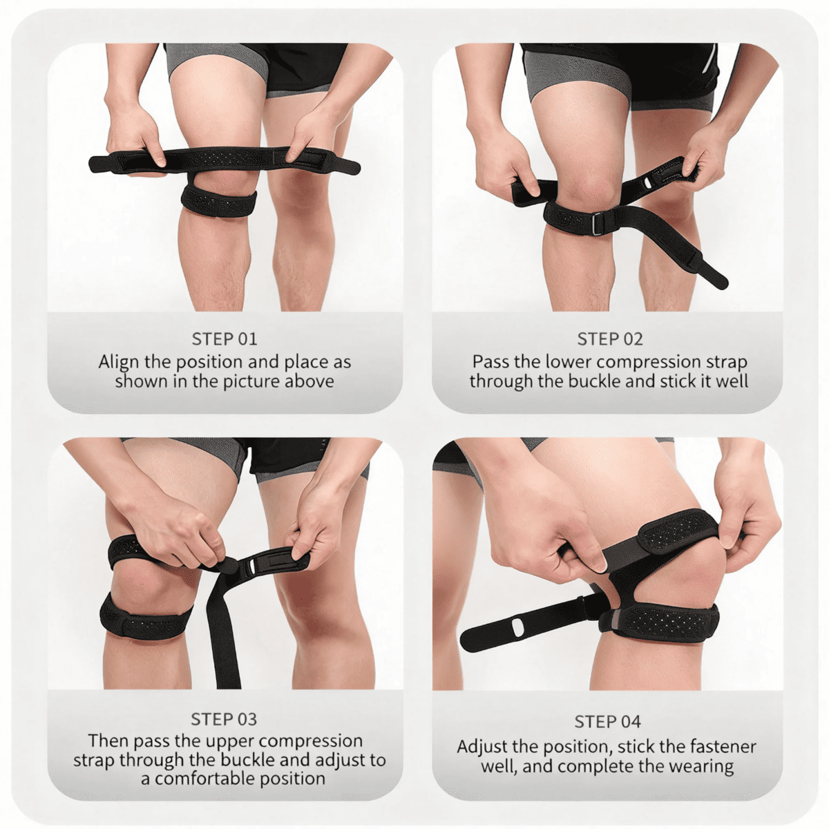 Brace Genou Double Sangle — Maintien Optimal Genou et Rotule - image 6