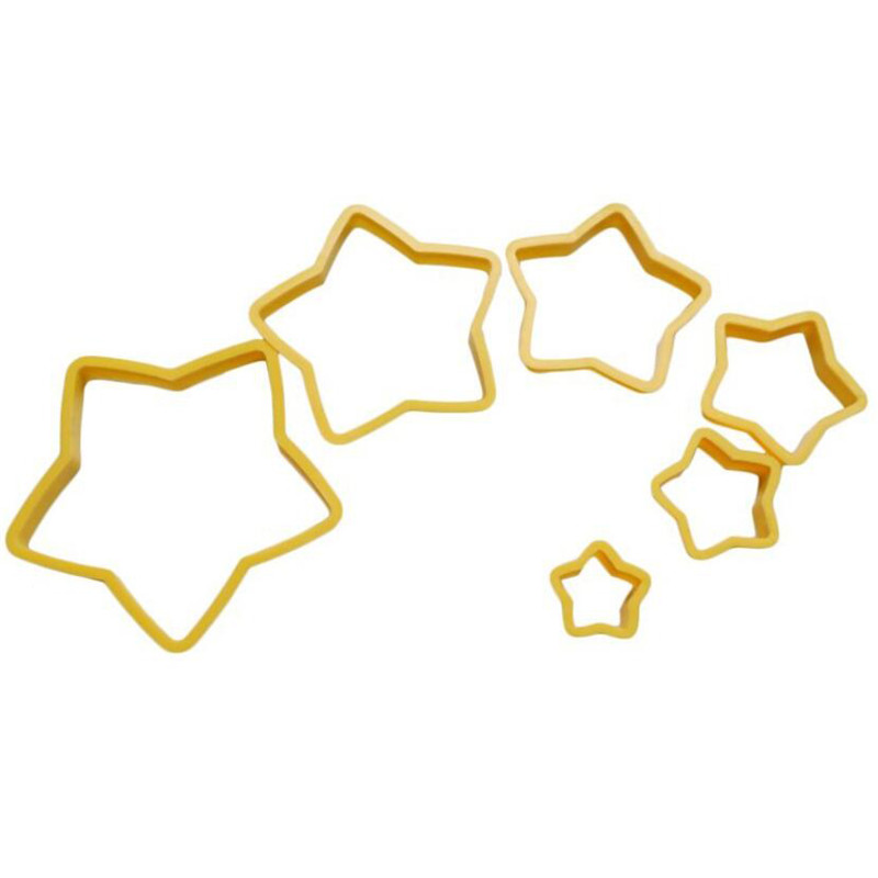 Title 1, Die cutting of five star baking sugar biscuit