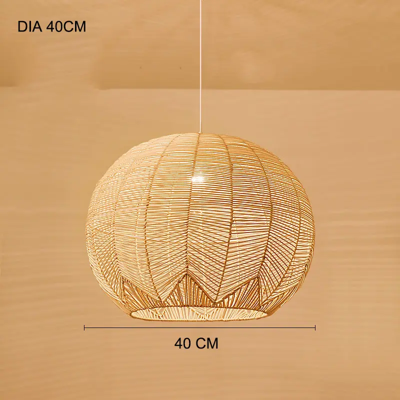 Chandelier Japanese Zen Designer Creative Rattan