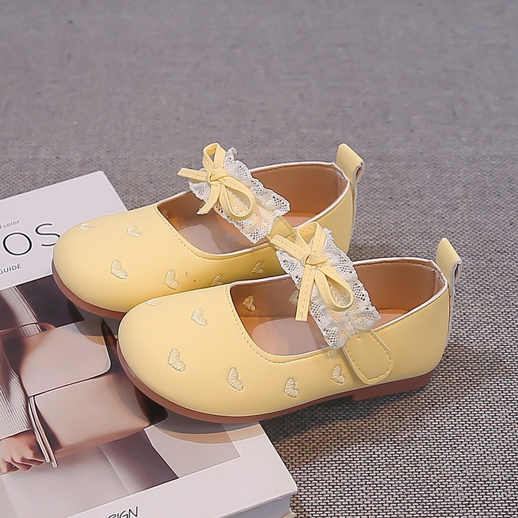 Korean-style Lace Bow Princess Shoes For Girls, Soft Sole Versatile Baby Girl Flats — foto 7