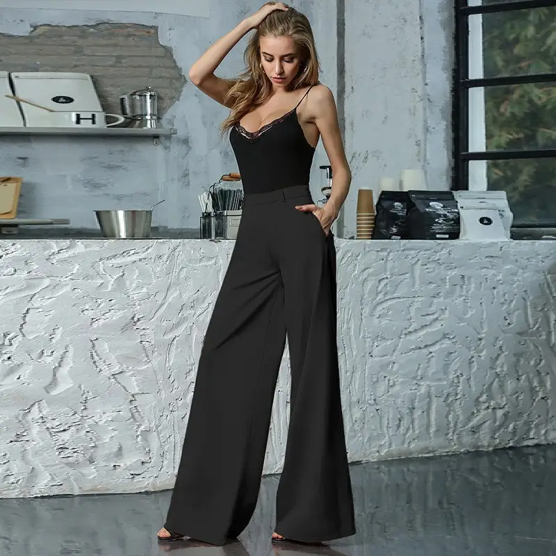 Women's High Waisted Wide Leg Pants Loose And Colorful